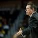 Binghamton Head Coach Tommy Dempsey upset in the first half on Tuesday. Daniel Brenner I AnnArbor.com